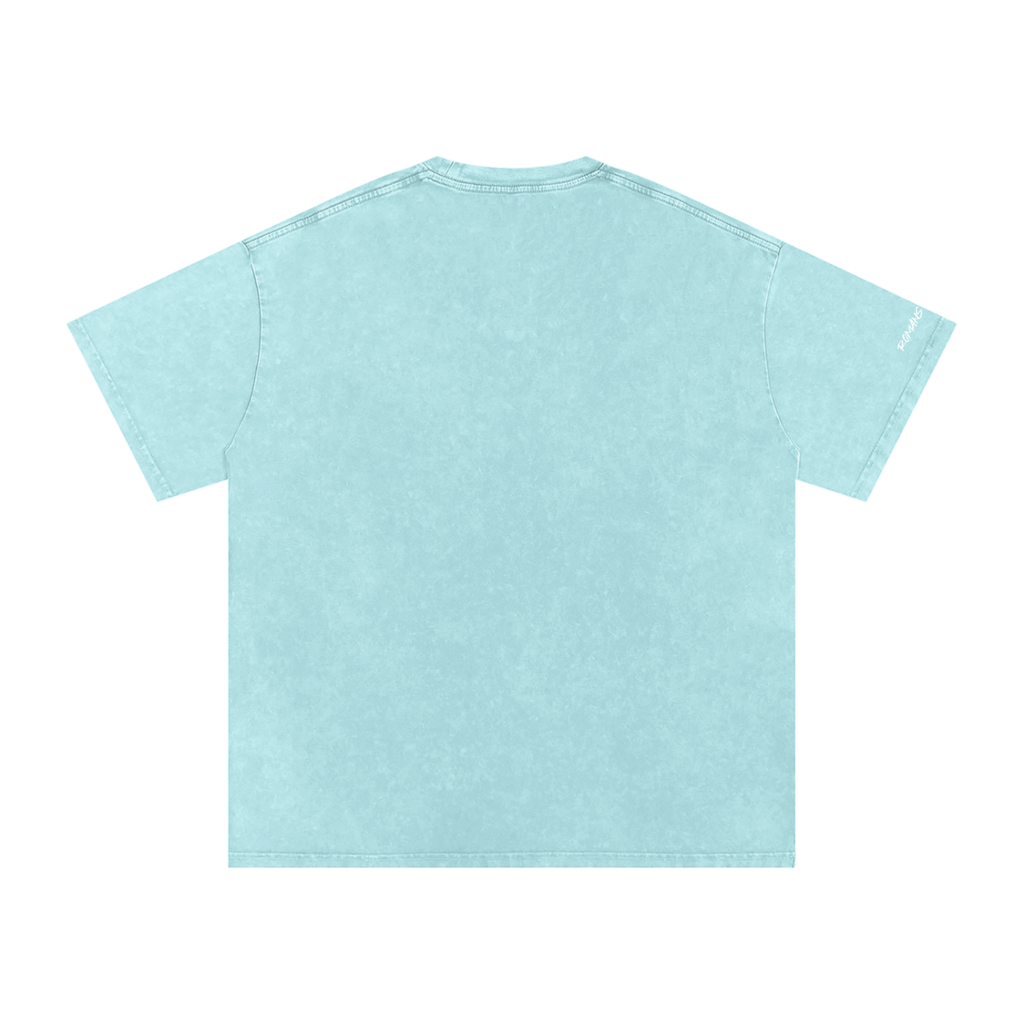 Loved by God-Snow Washed Oversized Cotton T-Shirt