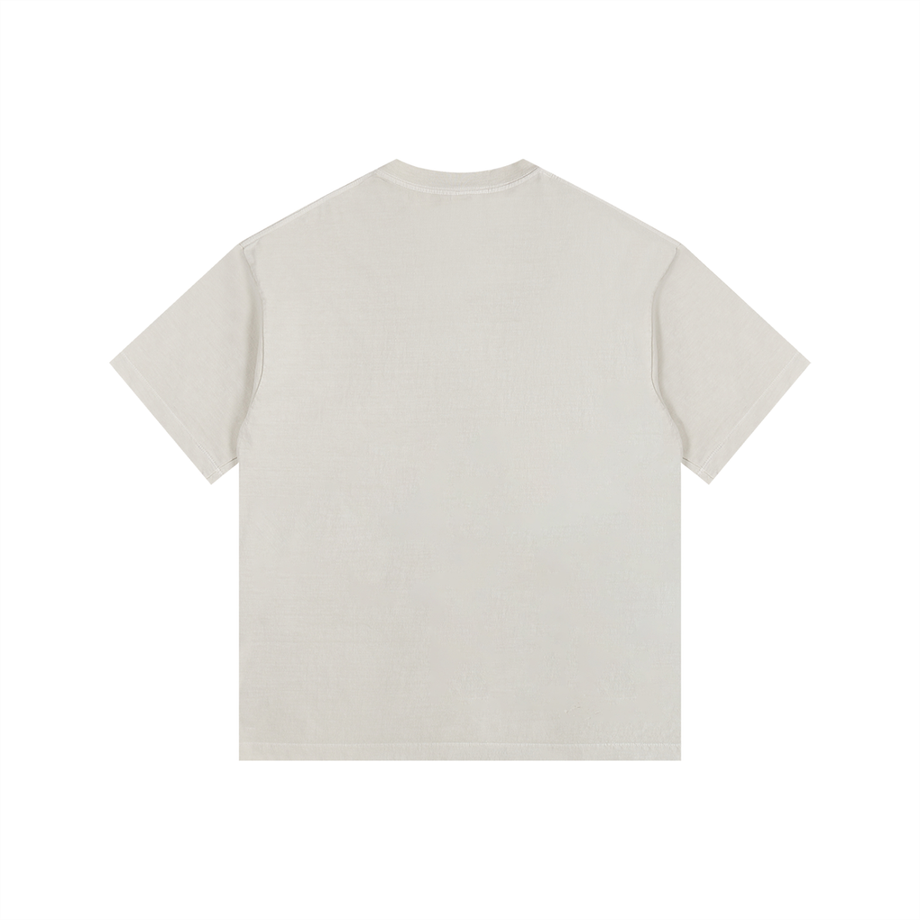Low-key Tattoo-Vintage Washed Oversized Cotton T-Shirt