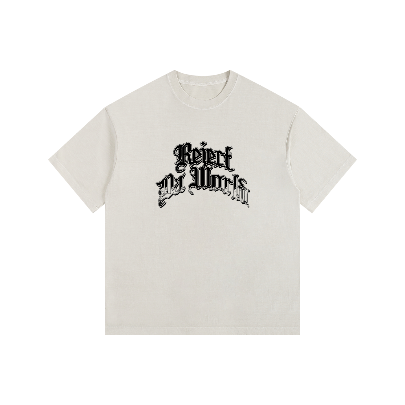 Low-key Tattoo-Vintage Washed Oversized Cotton T-Shirt