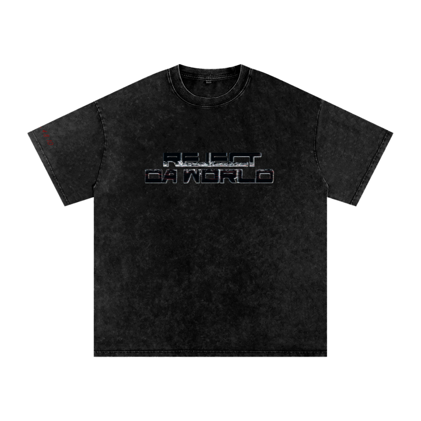 Low-Key Snow Washed Oversized Cotton T-Shirt