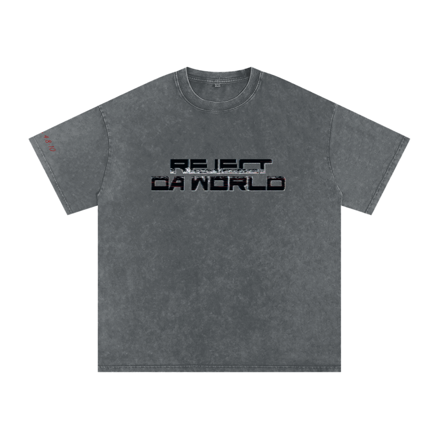 Low-Key Snow Washed Oversized Cotton T-Shirt