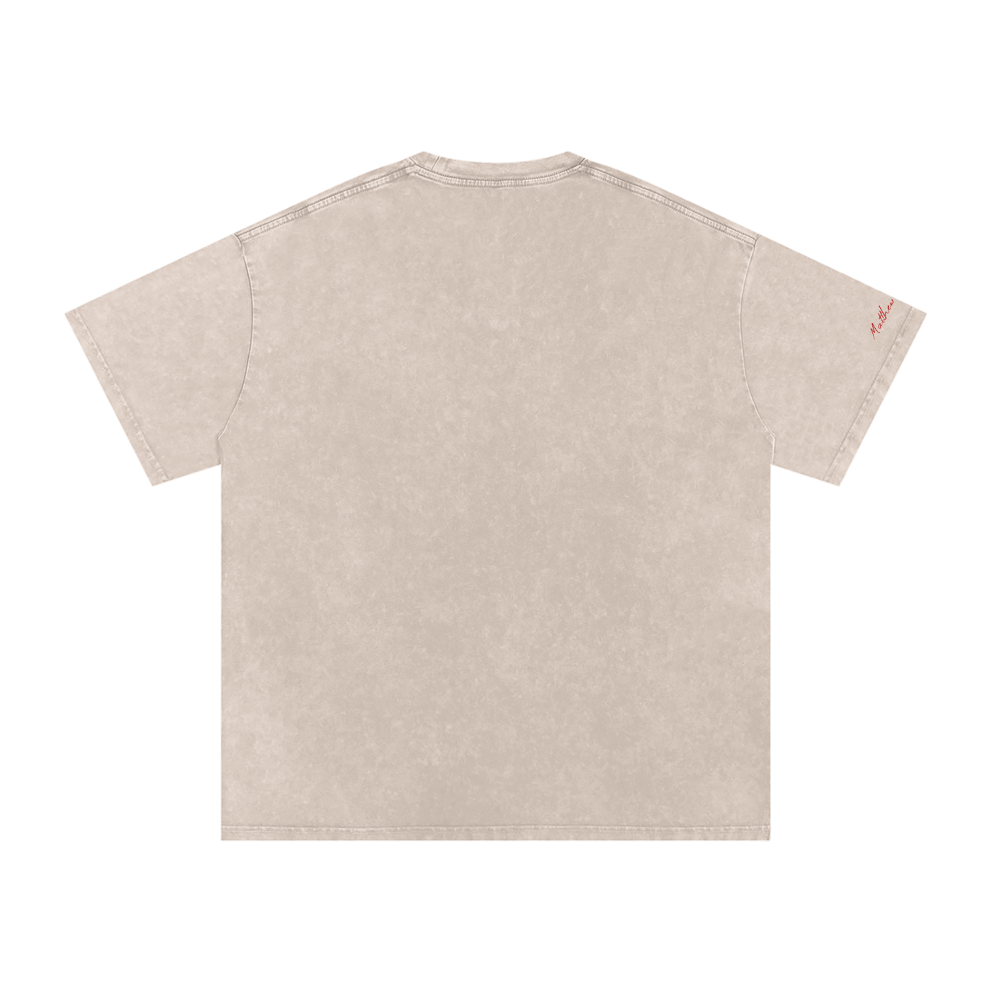 Low-Key Snow Washed Oversized Cotton T-Shirt