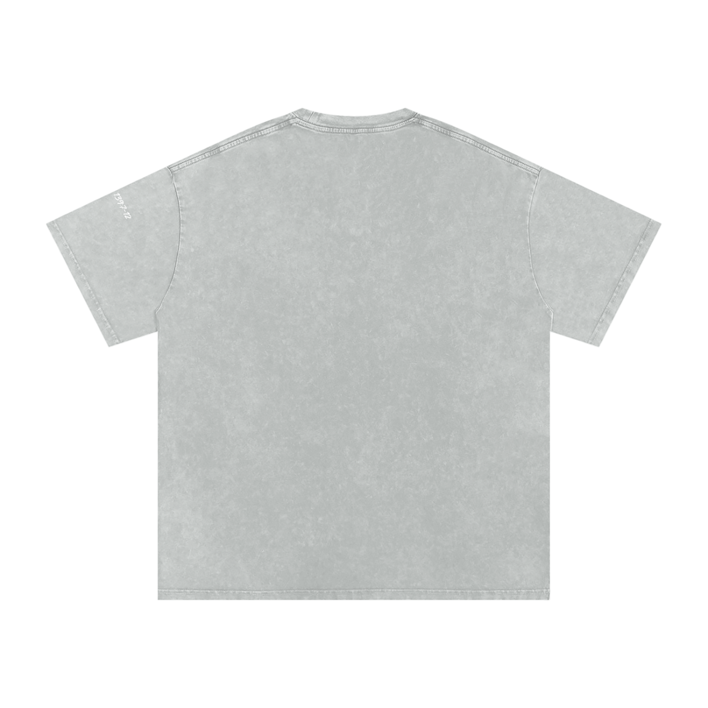 T-Town Tunnel-Snow Washed Oversized Cotton T-Shirt