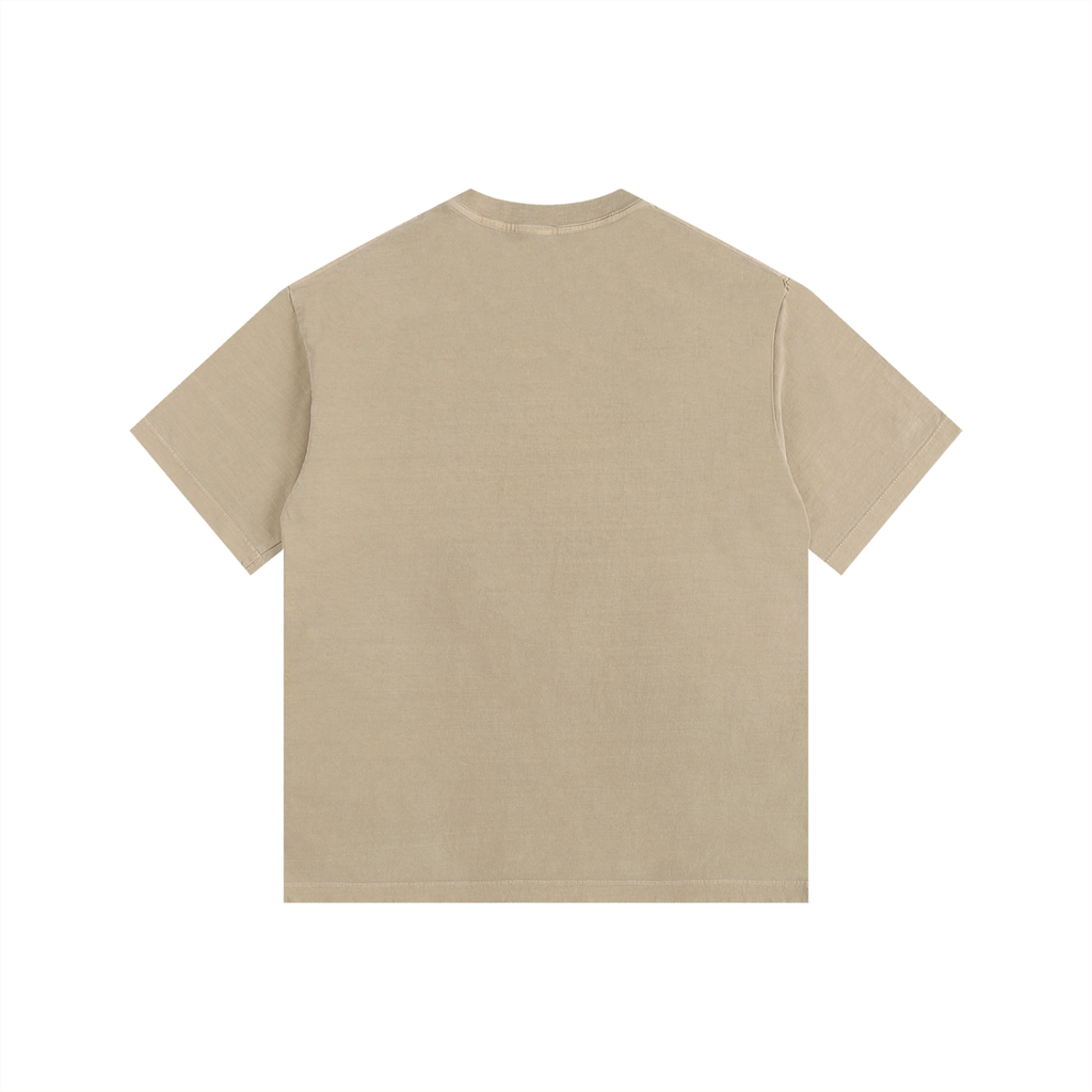 Low-key Tattoo-Vintage Washed Oversized Cotton T-Shirt