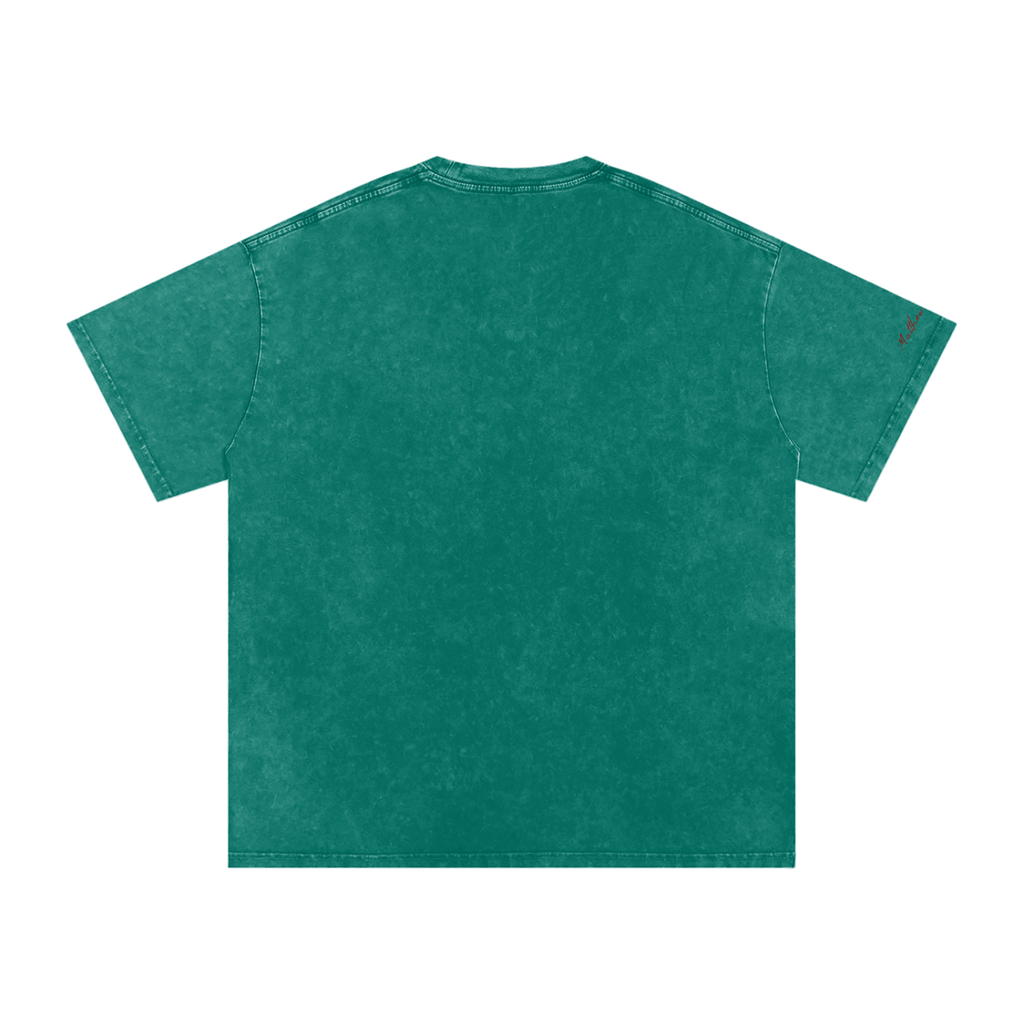 Low-Key Snow Washed Oversized Cotton T-Shirt