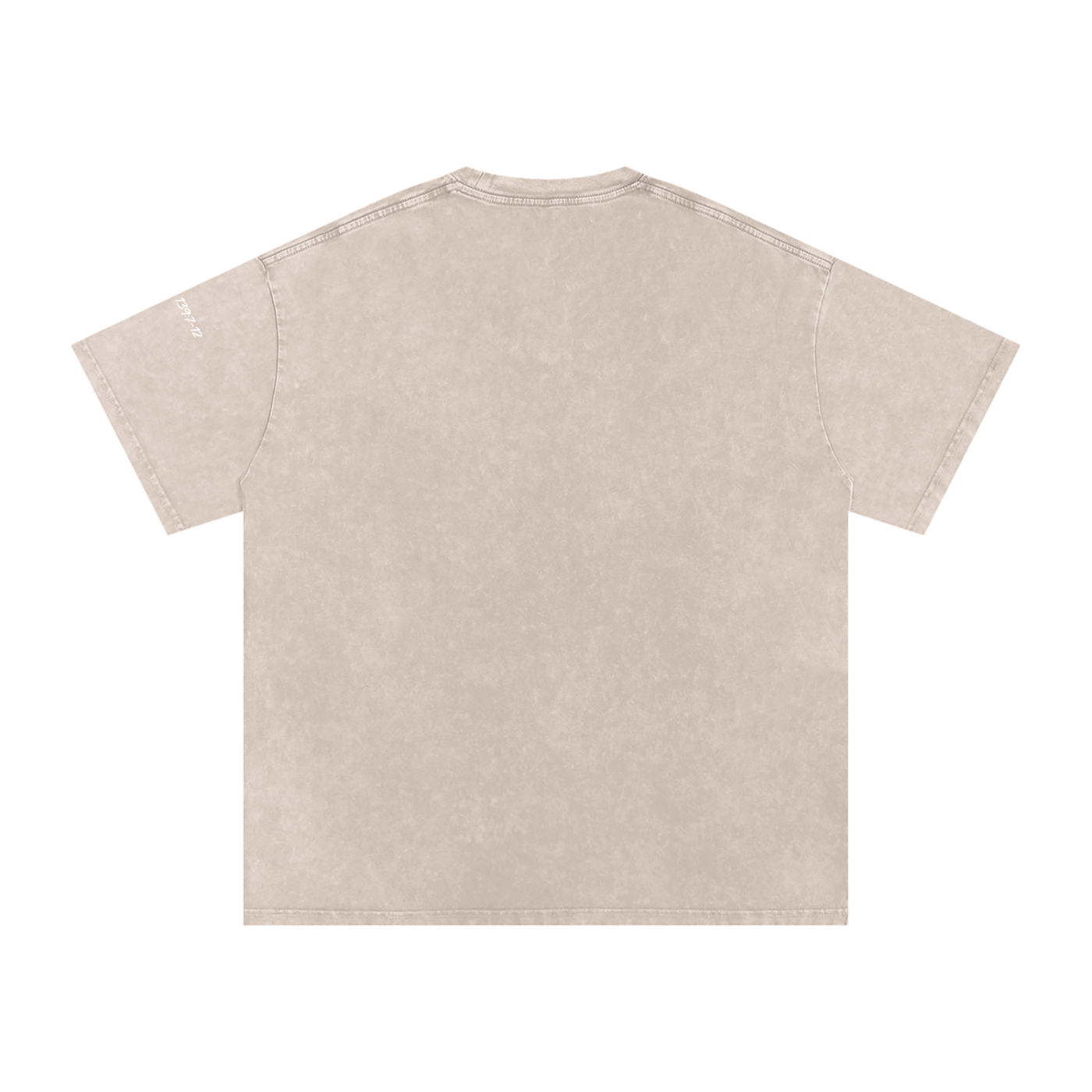 T-Town Tunnel-Snow Washed Oversized Cotton T-Shirt