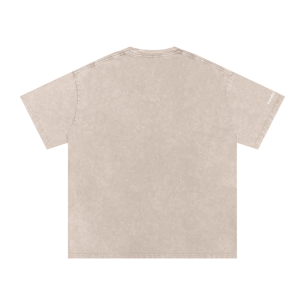 Loved by God-Snow Washed Oversized Cotton T-Shirt