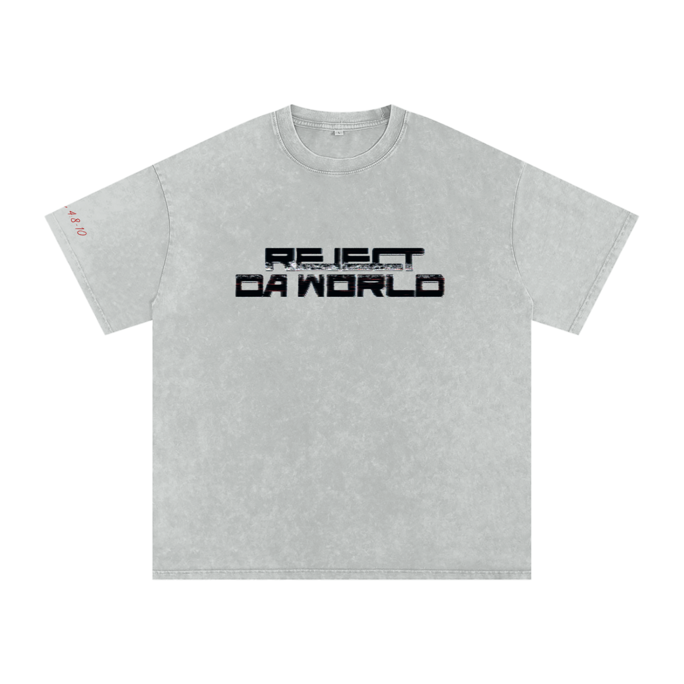Low-Key Snow Washed Oversized Cotton T-Shirt