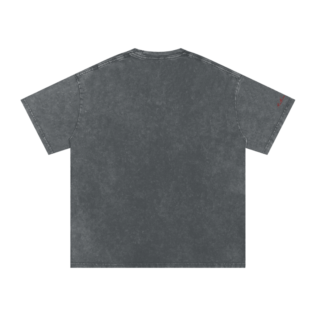 Low-Key Snow Washed Oversized Cotton T-Shirt