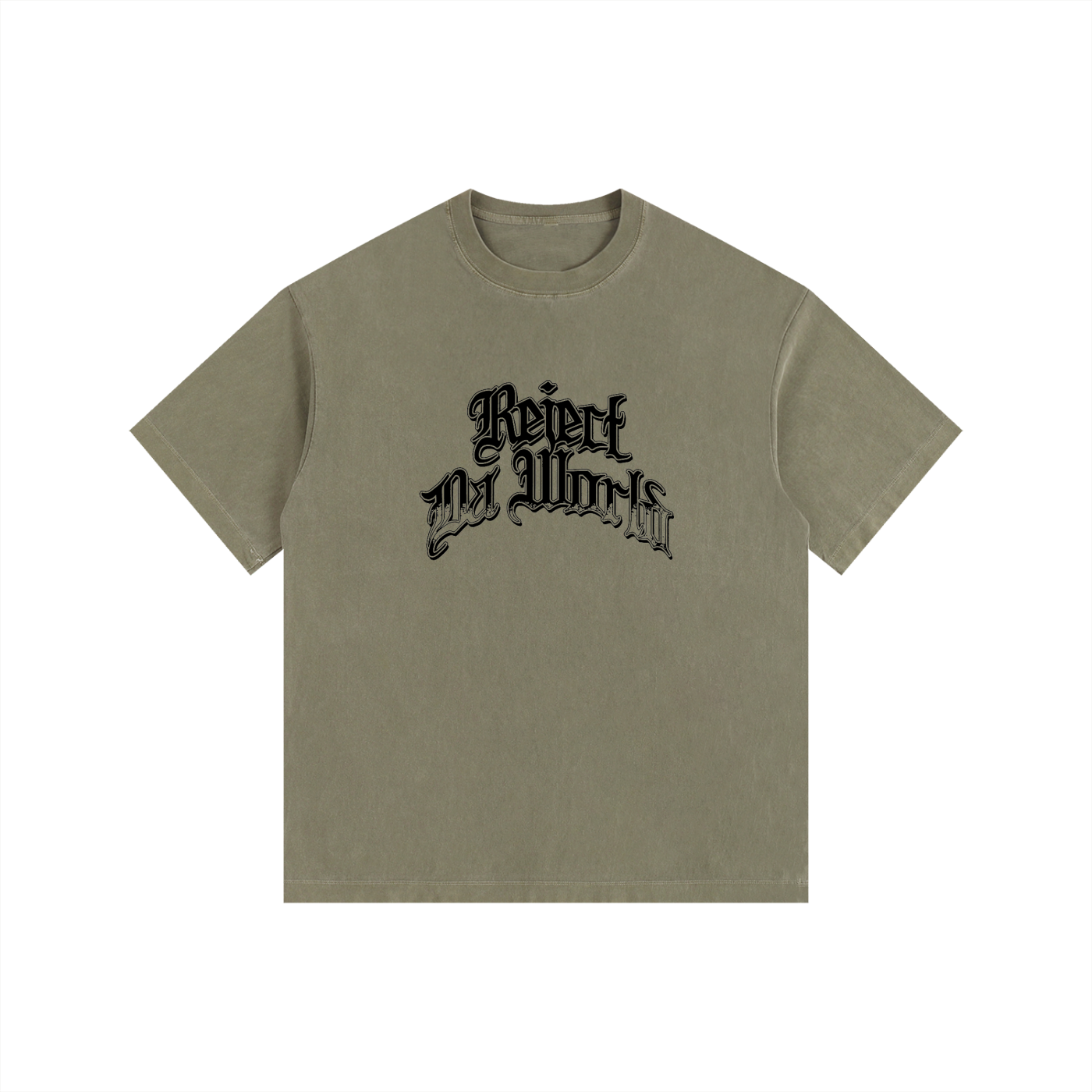 Low-key Tattoo-Vintage Washed Oversized Cotton T-Shirt