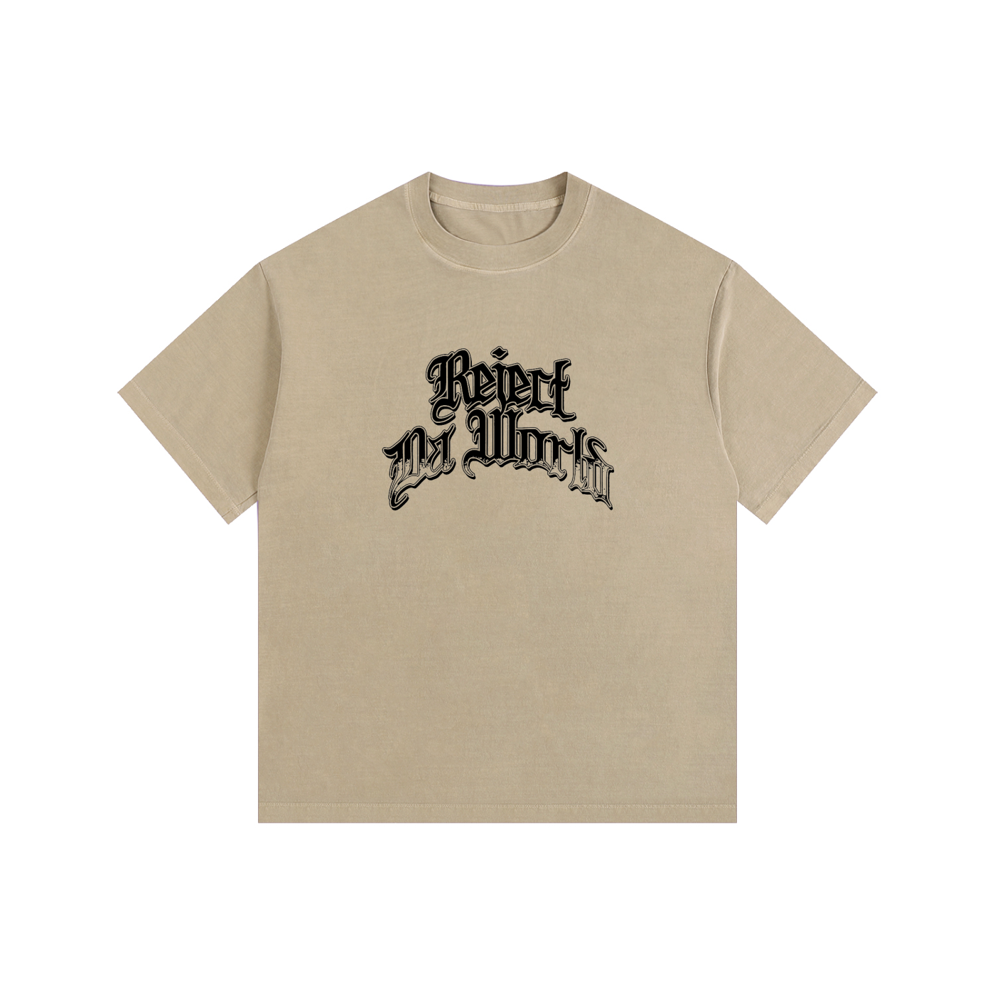 Low-key Tattoo-Vintage Washed Oversized Cotton T-Shirt