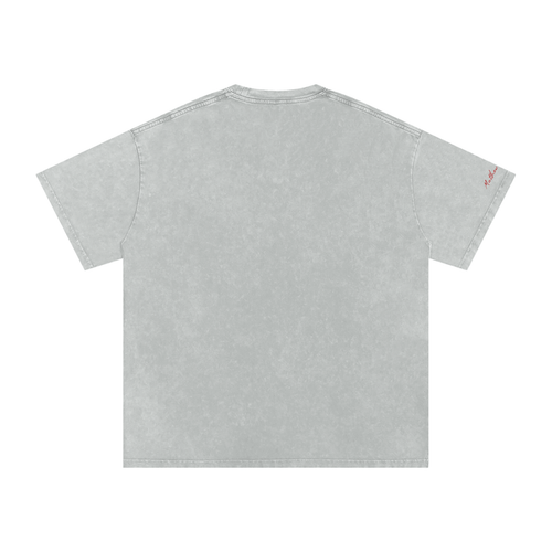 Low-Key Snow Washed Oversized Cotton T-Shirt