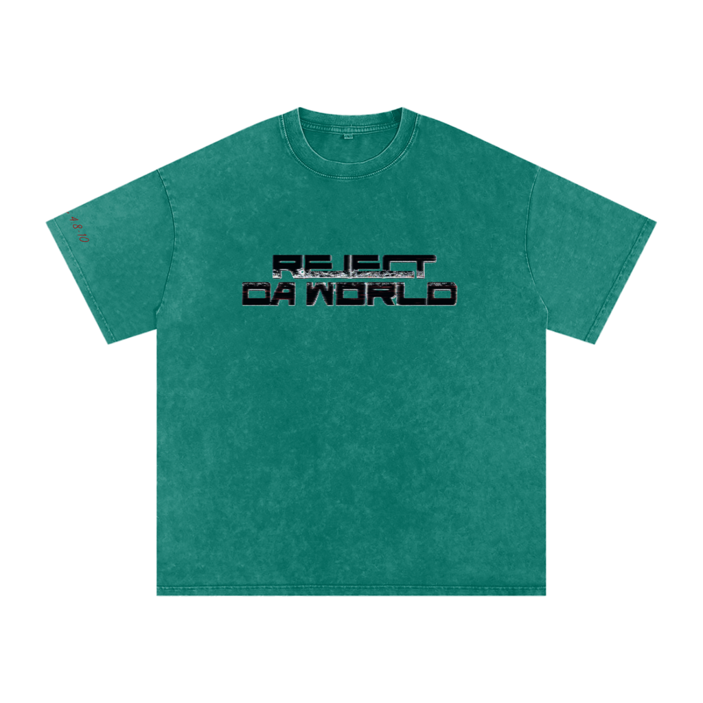 Low-Key Snow Washed Oversized Cotton T-Shirt