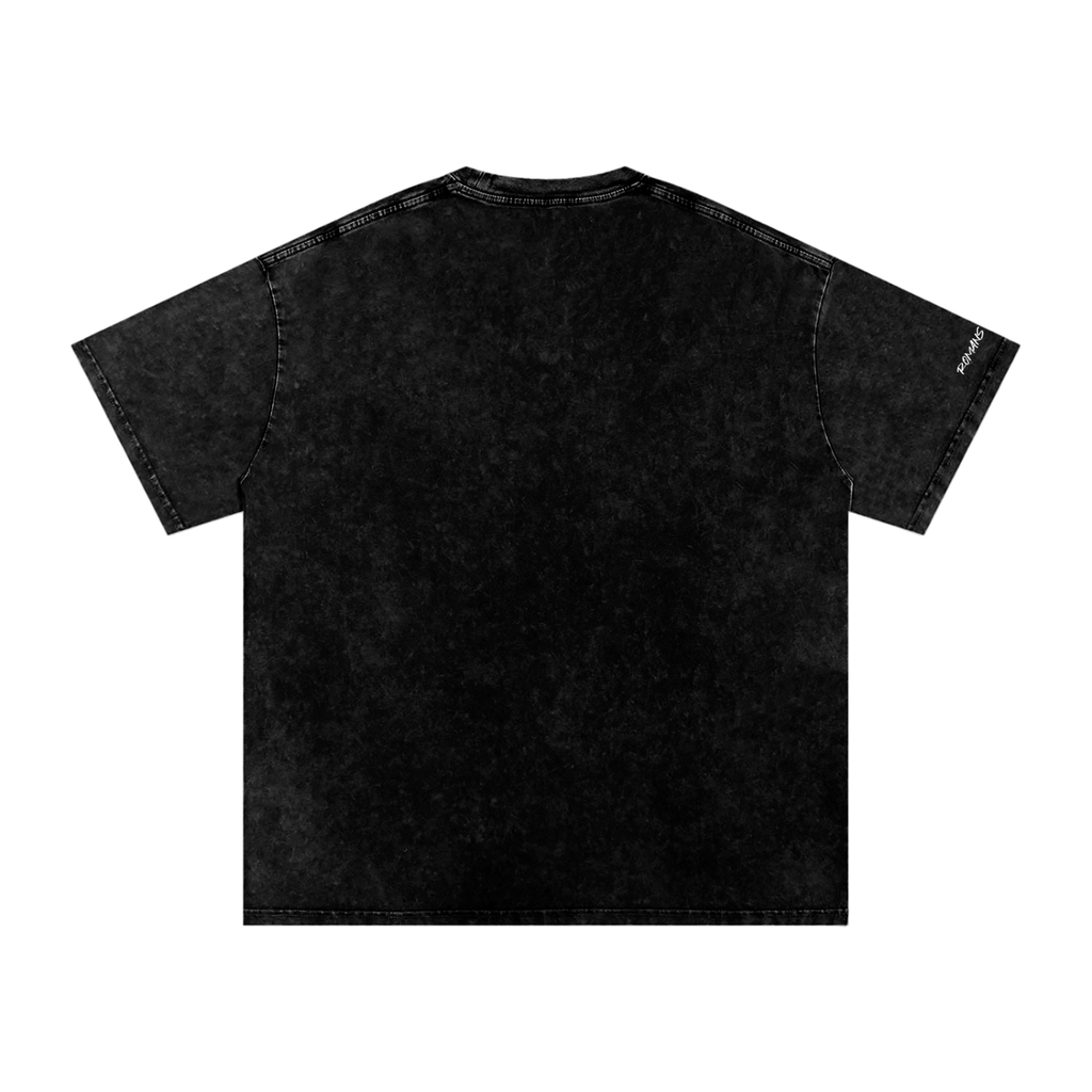 Loved by God-Snow Washed Oversized Cotton T-Shirt
